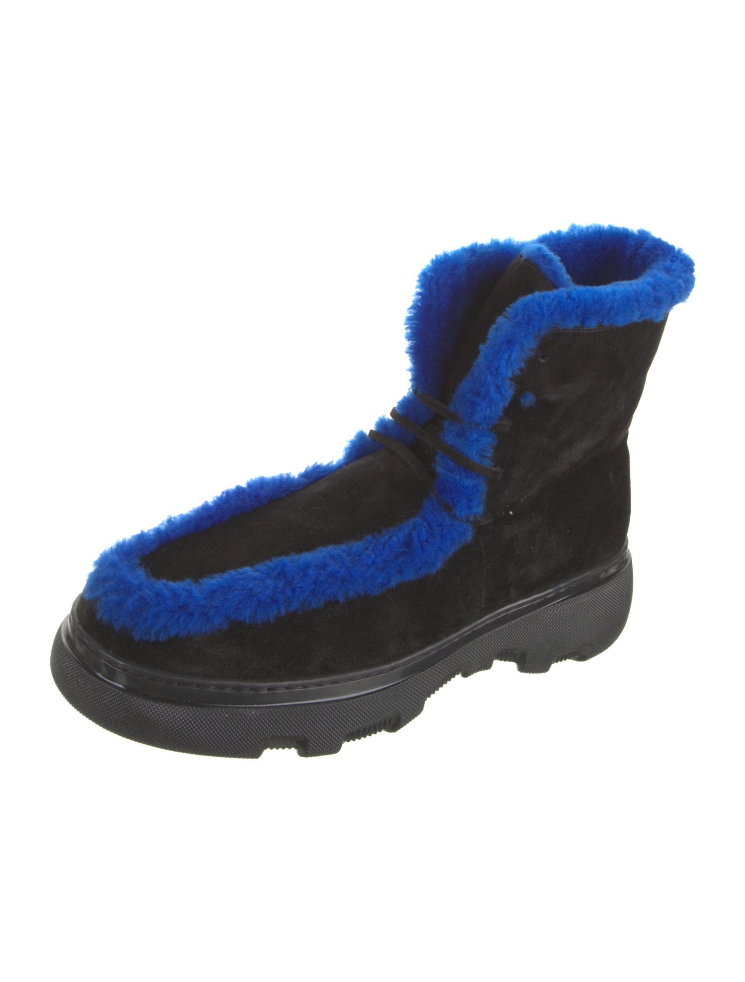 Burberry Prorsum Suede Lace-Up Boots